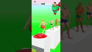 Squeezy Girl Fun Fat Man Running fun mobilegame amogus shortsfeed crush shorts [upl. by Novyak]