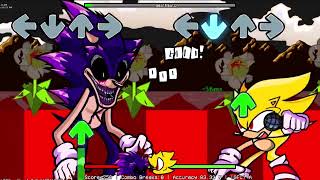 SONIC vs SONICexe fnf deathmatch exematch ソニックvsソニックexe [upl. by Nnyla739]