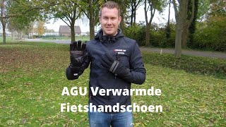 AGU Waterdichte Verwarmde Fietshandschoen Wielrennershop [upl. by Jehius664]