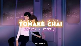 Tomake chai Slowed  reverb  Arijit singh  Gangster  SG vibes [upl. by Enyehc430]