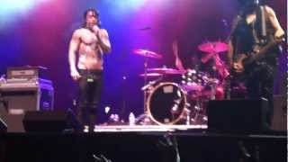 Ronnie Radke throwing mic stands into the crowd  FestEvil [upl. by Ibbie871]