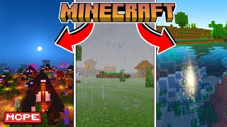 Top 5 Shaders Realistas para MCPE 120  12073   SHADERS PARA MINECRAFT BEDROCK 🌿 [upl. by Goodkin263]