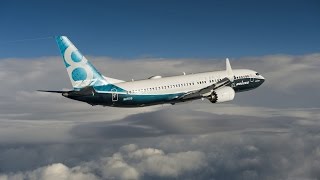 Boeing completes first flight of the 737 MAX [upl. by Felisha]