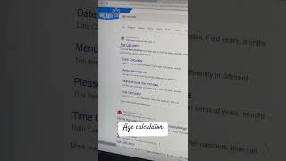 Age calculator technology computer perfectprinters [upl. by Apeed]