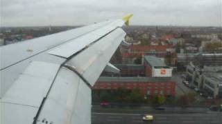 Germanwings A319 Landing BerlinTempelhof 30102008 [upl. by Pradeep]