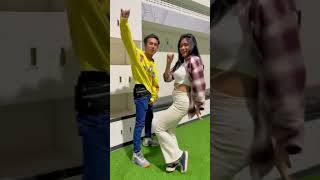 Recreating “THE” trend with shantirehman shantirehman sayan shantiXsayan dance [upl. by Atarman398]