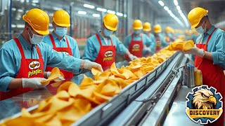 How Pringles are Made in Factory  Captain Discovery [upl. by Aineles]