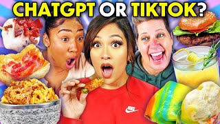 AI Food Vs TikTok Trend Challenge  People Vs Food [upl. by Giorgia]