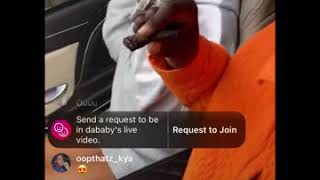 Dababy live with danileigh ig live 1262020 [upl. by Ddet]