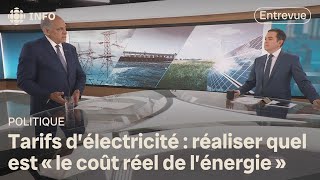 Projet de loi sur lénergie au Québec  entrevue avec Pierre Fitzgibbon  Zone économie [upl. by Issy]