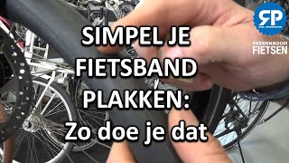 SIMPEL JE FIETSBAND PLAKKEN Zo doe je dat [upl. by Amej581]