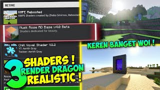 3 SHADER MCPE 120 TERBAIK SAAT INI   Shaders for mcpe 120  mcpe shaders 120  shaders [upl. by Custer]