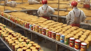 How are Pringles made in the factory Pringles Faktory Process [upl. by Borg]