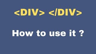 How to use div with css class in html [upl. by Eeimaj49]