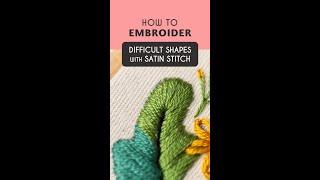 Satin Stitch Leaves [upl. by Marcelline747]