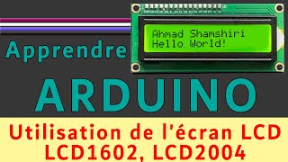 Comment utiliser LCD 1602 I2C ou LCD2004 avec Arduino  étape par étape [upl. by Godliman]