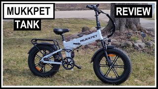 Mukkpet Tank Foldable Fat Tire Ebike Review [upl. by Asiram]