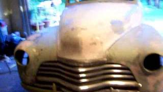 1948 Chevy Stylemaster Ratrod Update KUSTOM bobbed fenderspancaked hoodfrenched head lights [upl. by Anelam]