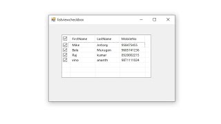How to SelectUnselect all records in Listview with checkbox  VBnet mikecodz2821 [upl. by Nitsruk457]