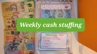 WEEKLY CASH STUFFING VIDEO  ENVELOPE SYSTEM [upl. by Bruns122]