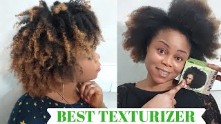 Texturizing My Natural Hair With  Curls amp Naturals Texturizer By Biocare Labs [upl. by Bannister12]