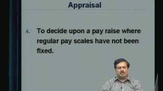 Lecture  22 Performance Appraisal 1 [upl. by Eralc]