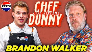 Cooking Beef Stroganoff with Brandon Walker  Chef Donny Pepsi Live Stream [upl. by Idel139]