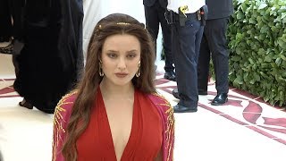 Katherine Langford at the 2018 MET Gala [upl. by Nosnaj]