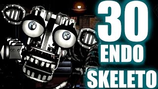 30 CURIOSIDADES DEL ENDOESQUELETO  Five Nights At Freddy´s [upl. by Warfold701]