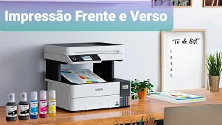 Como imprimir frente e verso na Epson L6490 [upl. by Gnuj612]