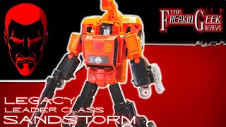 Legacy Leader SANDSTORM EmGos Transformers Reviews N Stuff [upl. by Eerac549]