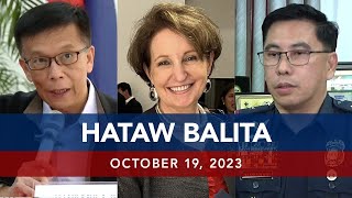 UNTV HATAW BALITA  October 19 2023 [upl. by Annel]