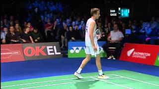 Full Badminton Lin Dan vs Peter Gade 2012 Copenhagen Masters [upl. by Cranston]