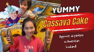 Yummy Cassava Cake Approve ni AFAM Myty Lou Vlog [upl. by Eamon]