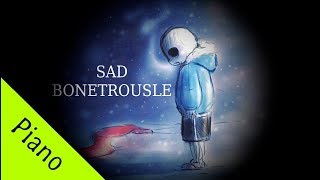 Undertale Bonetrousle  Sad Piano [upl. by Alarick]