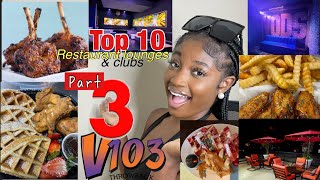 TOP 10 CLUBS amp RESTAURANT LOUNGES TO VISIT IN ATLANTA PART 3 [upl. by Eima591]