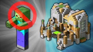 How to Build a Zombie Proof House  Minecraft [upl. by Mandal]