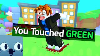 Pet Simulator 99 BUT you CANT touch the color GREEN [upl. by Gem]