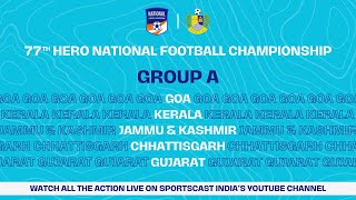 77TH HERO NATIONAL FOOTBALL CHAMPIONSHIP  GROUP A  MATCH 3  GUJARAT VS KERALA [upl. by Michaella]