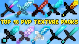 TOP 10 NEW BEST PvP TEXTURE PACKS 189 [upl. by Zzaj332]