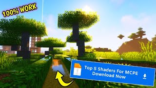 Top 5 Best Shaders For Minecraft Pe 119  Shaders For Mcpe Minecraft PeBe minecraft [upl. by Treacy]