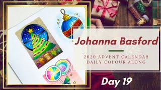 Johanna Basford  Inky Advent Calendar 2020  Day 19 [upl. by Damita414]