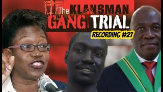 Klansman GANG TRIAL  recording 27 of the klansman gang trial held in Jamaica high court [upl. by Airuam]