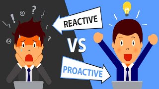 How to be Proactive in Life Proactive vs Reactive [upl. by Kinelski119]