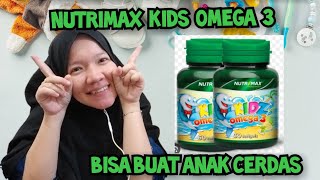 Pengalaman konsumsi nutrimax kids omega 3 bisa bikin anak cerdas [upl. by Tibbitts]