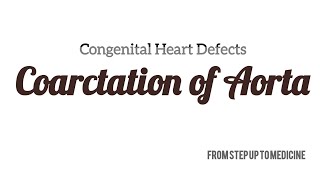 Coarctation of Aorta  Congenital Heart Defects  Urdu amp Hindi [upl. by Iris]