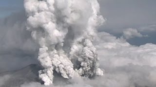 Raw Japans Mount Ontake Erupts [upl. by Schultz]