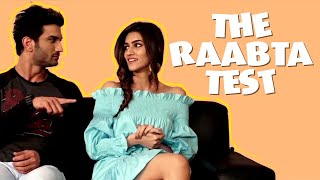 RAPID FIRE  Sushant Singh Rajput and Kriti Sanon decode their real life Raabta [upl. by Joletta]