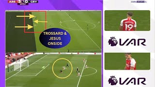 Why VAR TOOK Long To ALLOW Trossards GOAL vs Crystal Palace Arsenal vs Crystal Palace smithrowe [upl. by Llemor985]