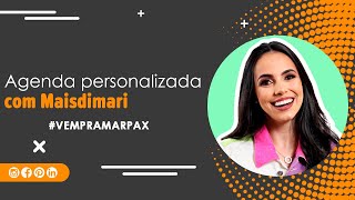 Passo a passo aprenda como fazer agenda personalizada com Maisdimari [upl. by Airdnaxela]